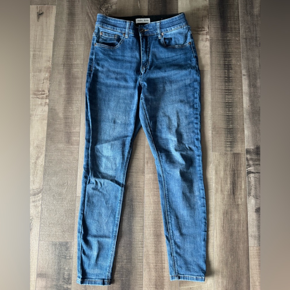 Tribal Jeans Skinny Denim – Size 12 – Medium Wash